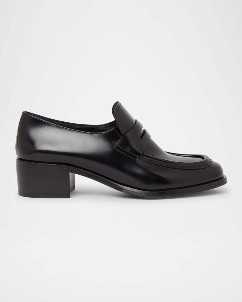 Prudence Leather Penny Loafers
